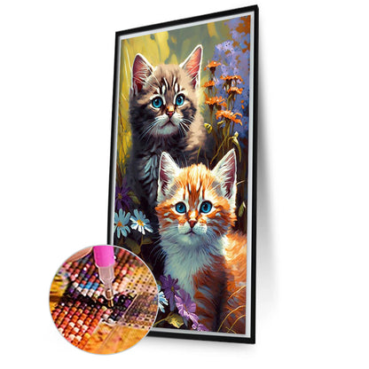 Watercolor Cat - Full Square Drill Diamond Painting 40*70CM