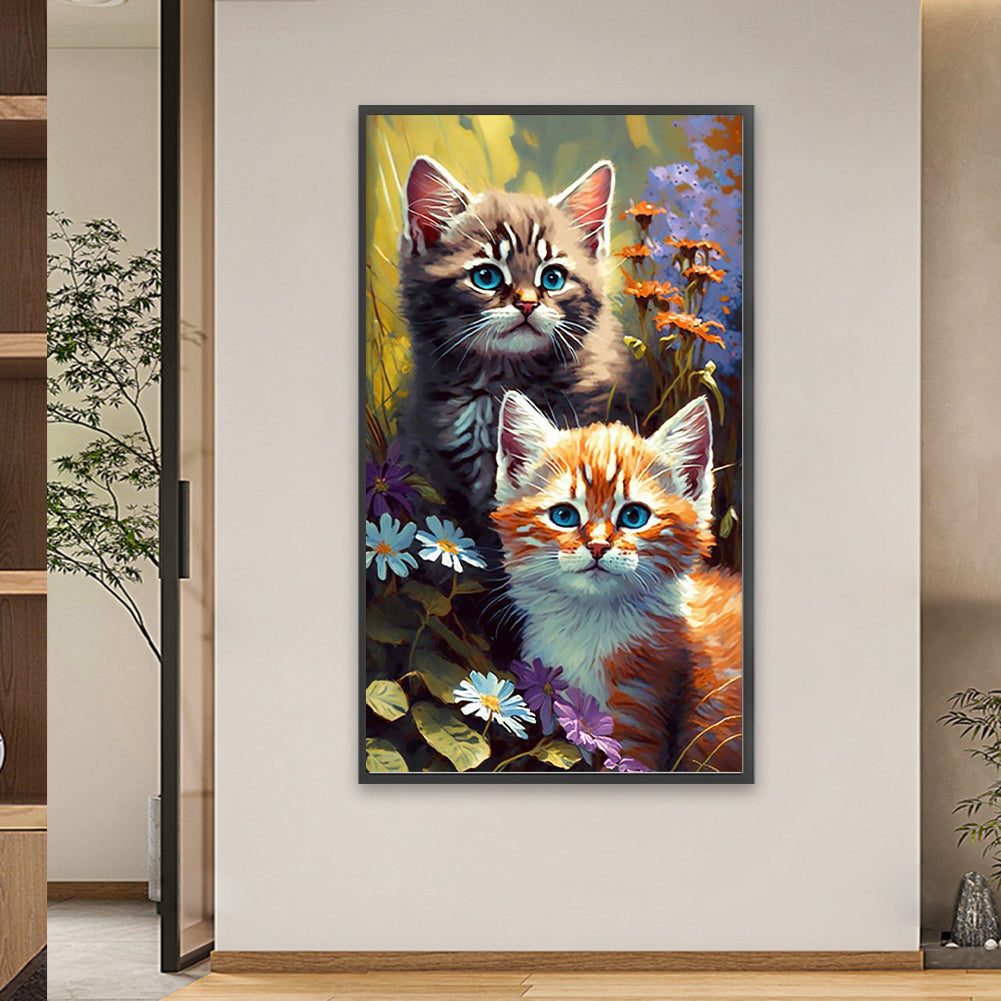 Watercolor Cat - Full Square Drill Diamond Painting 40*70CM