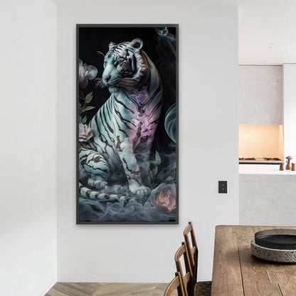 White Tiger - Full Square Drill Diamond Painting 40*80CM