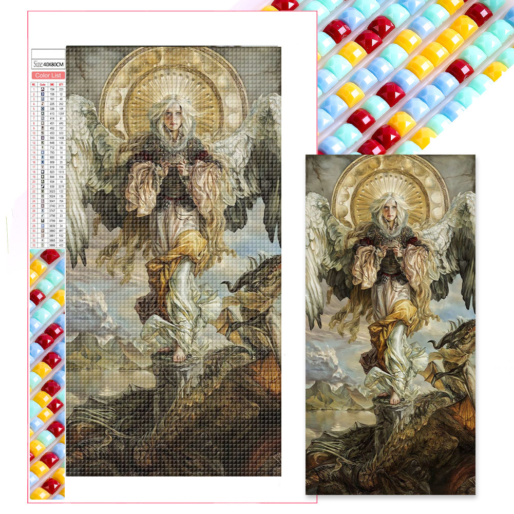 Angel Character Series - Full Square Drill Diamond Painting 40*80CM