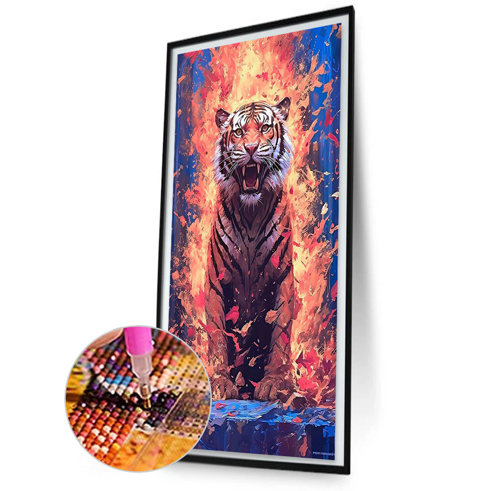 Tiger - Full Square Drill Diamond Painting 50x100CM