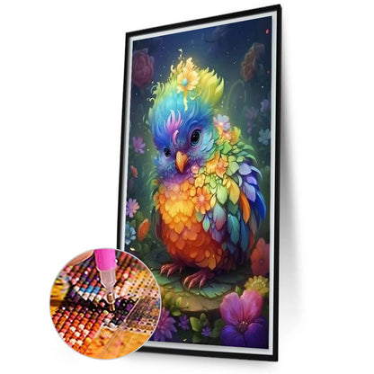 Colorful Bird - Full Square Drill Diamond Painting 60x100CM