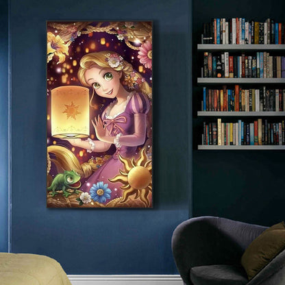 Long Hair Princess - Full Round Drill Diamond Painting 45*80CM