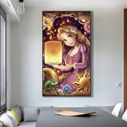 Long Hair Princess - Full Round Drill Diamond Painting 45*80CM