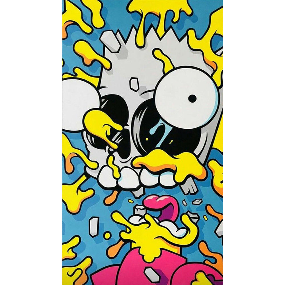 Funny Simpson - Full Round Drill Diamond Painting 45*80CM