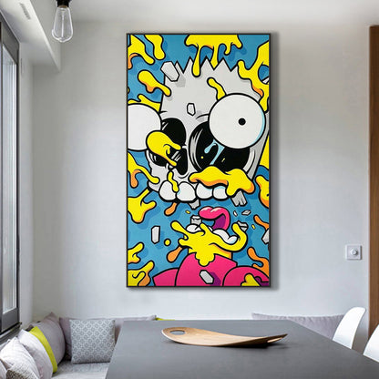 Funny Simpson - Full Round Drill Diamond Painting 45*80CM