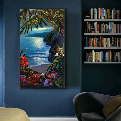 Corner Of The Sea - Full Round Drill Diamond Painting 45*80CM