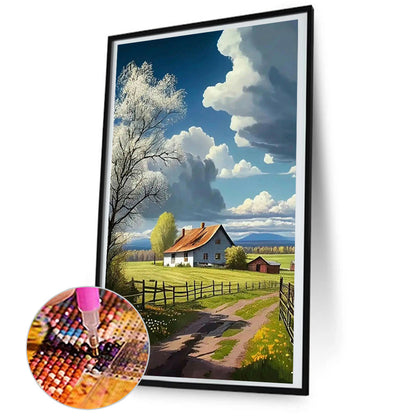 Pastoral Scenery - Full Round Drill Diamond Painting 45*80CM