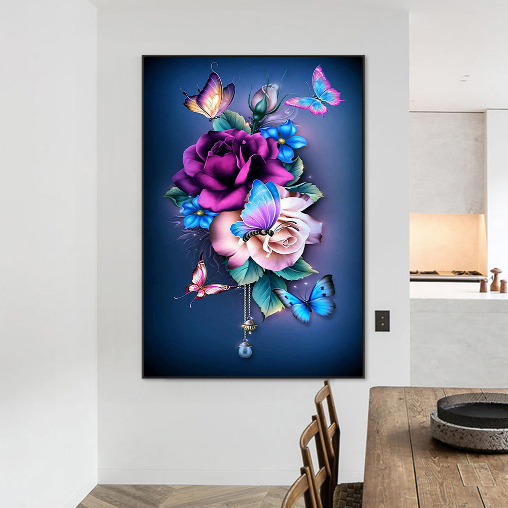 The Flowers - Full Round Drill Diamond Painting 50*70CM
