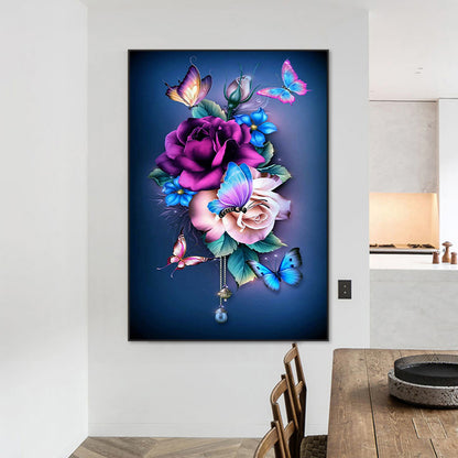 The Flowers - Full Round Drill Diamond Painting 50*70CM