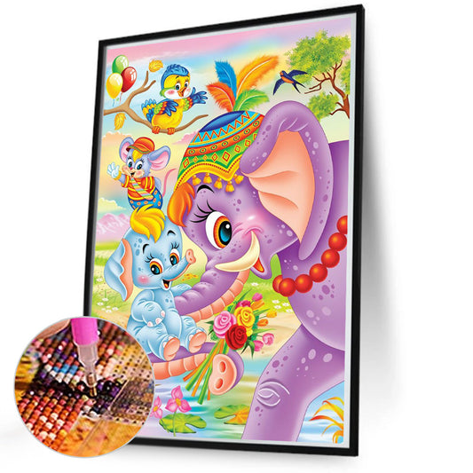 Dumbo - Full Round Drill Diamond Painting 50*70CM