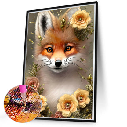 Fox - Full Round Drill Diamond Painting 50*70CM