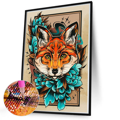 Fox - Full Round Drill Diamond Painting 50*70CM