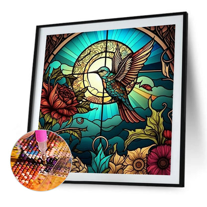 Hummingbird - Full Round Drill Diamond Painting 40*40CM