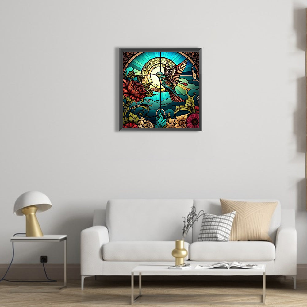 Hummingbird - Full Round Drill Diamond Painting 40*40CM