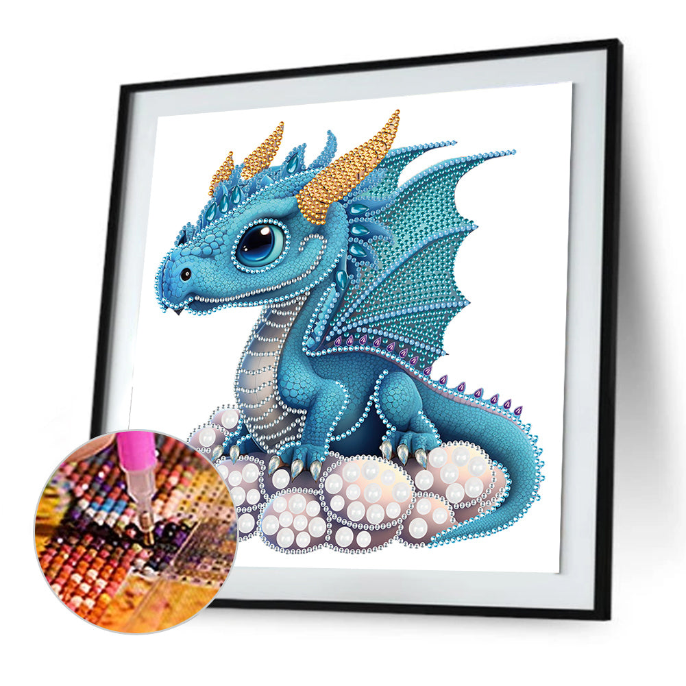 Baby Dragon - Special Shaped Drill Diamond Painting 30*30CM