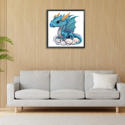 Baby Dragon - Special Shaped Drill Diamond Painting 30*30CM