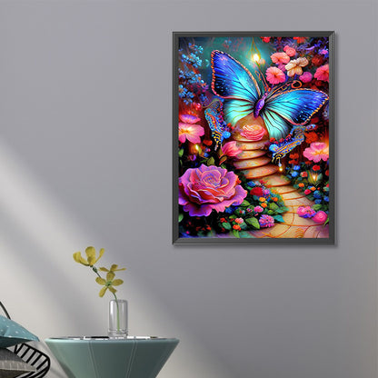 Butterfly Garden - Full Round Drill Diamond Painting 40*60CM