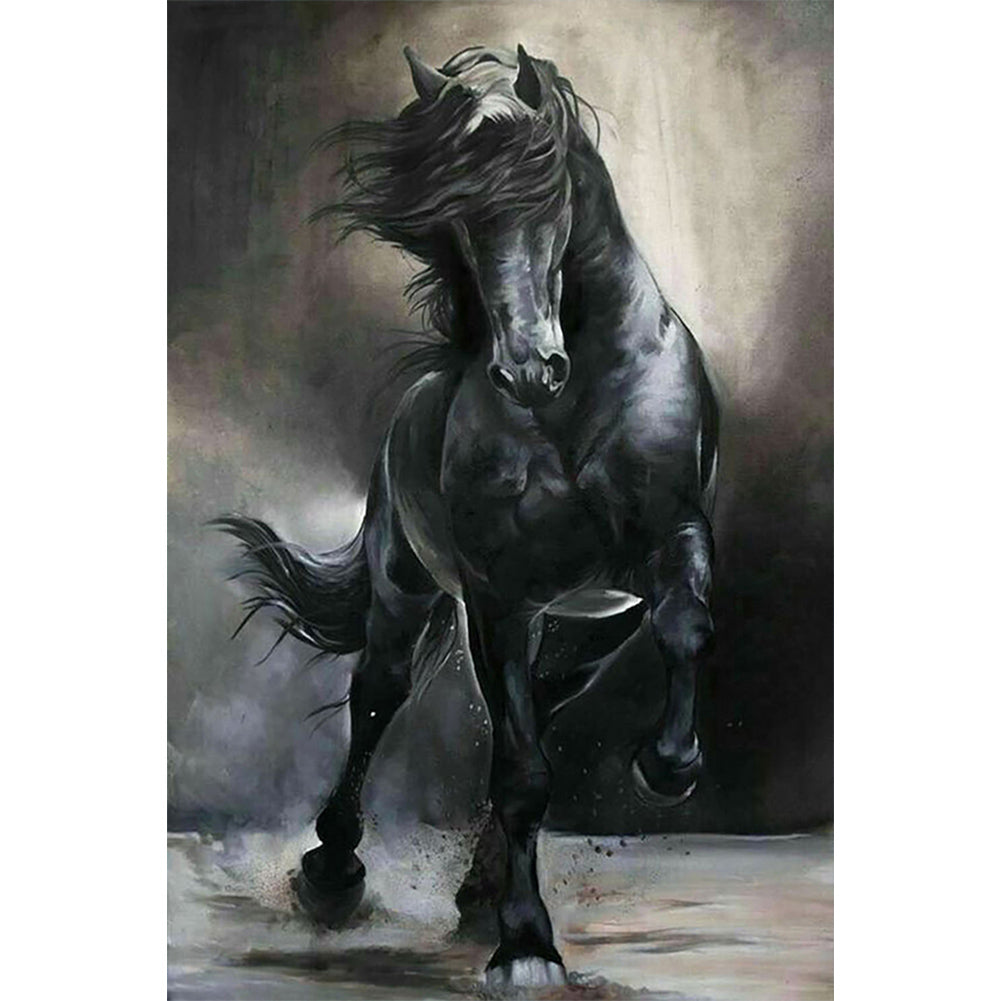 Dark Horse - Full Round Drill Diamond Painting 40*60CM