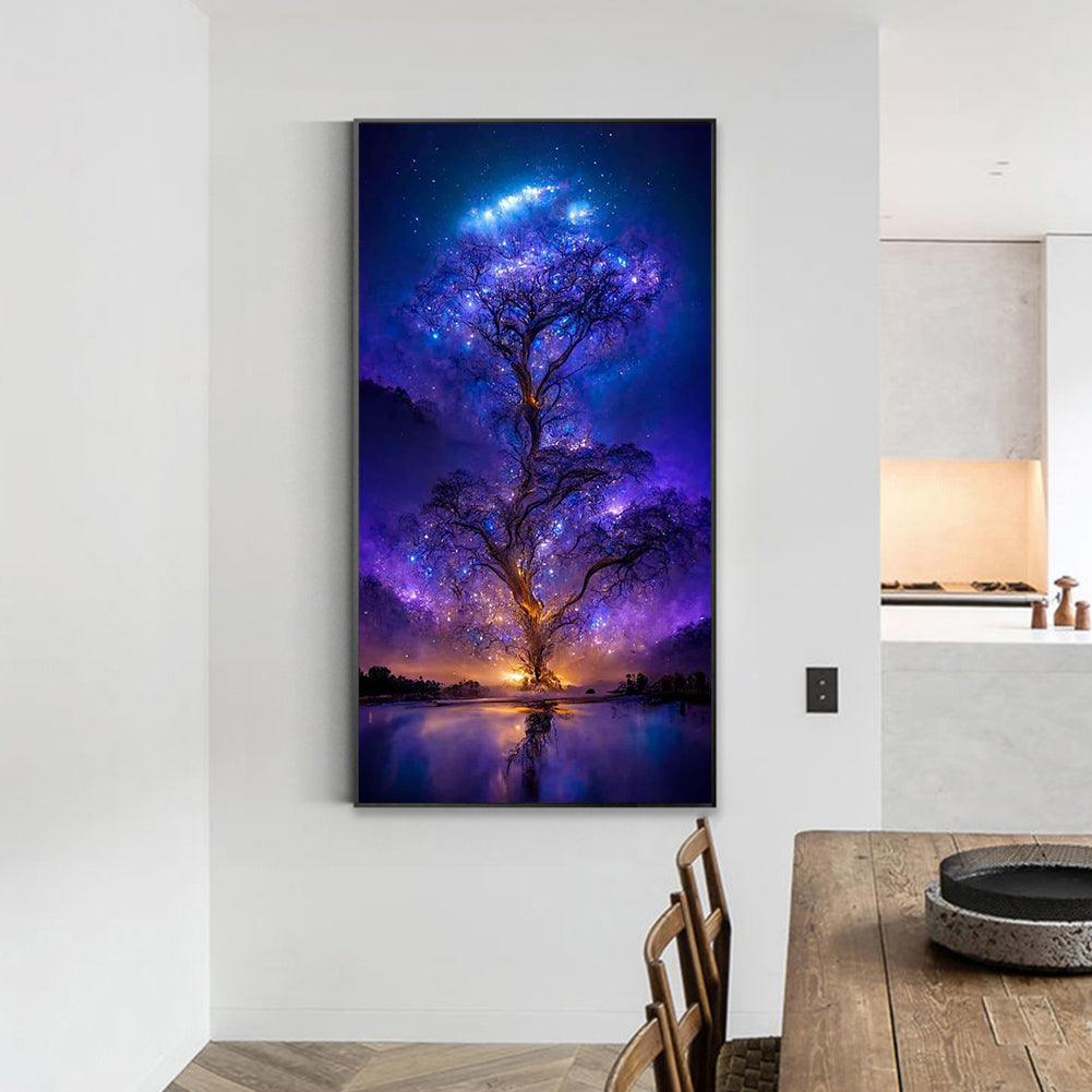 Luminous Tree - Full Round Drill Diamond Painting 40*70CM