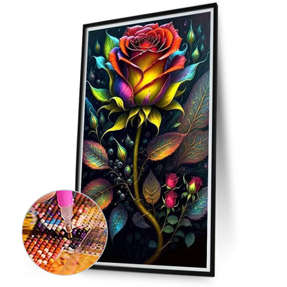 Sparkling Roses - Full Round Drill Diamond Painting 40*70CM