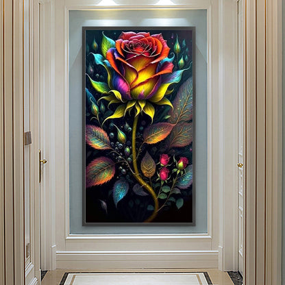 Sparkling Roses - Full Round Drill Diamond Painting 40*70CM