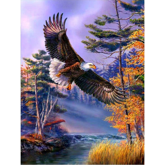 Eagle - Full Round Drill Diamond Painting 30*40CM