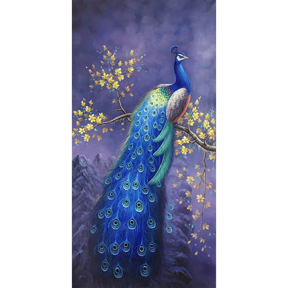 Peacock - Full Round Drill Diamond Painting 40*80CM