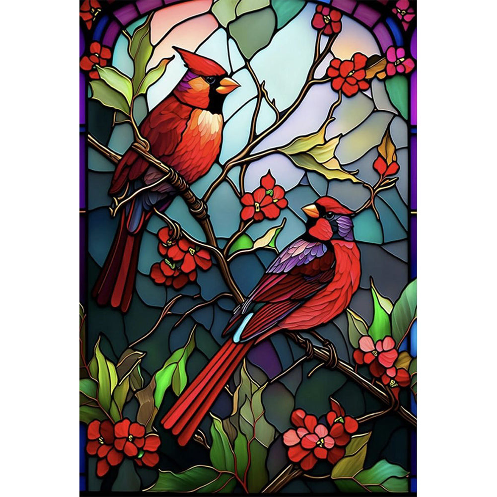 Cardinal - Full Round Drill Diamond Painting 50*70CM
