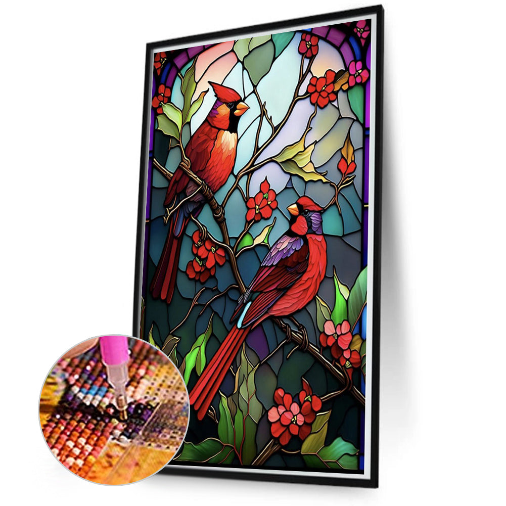 Cardinal - Full Round Drill Diamond Painting 50*70CM
