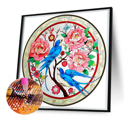 Birdsong - Full Round Drill Diamond Painting 30*30CM