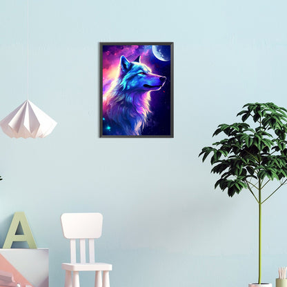 Wolf - Full Round Drill Diamond Painting 30*40CM