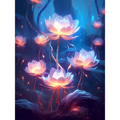 Colorful Flowers - Full Round Drill Diamond Painting 30*40CM