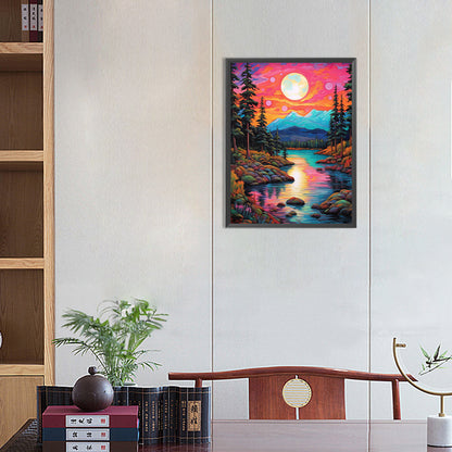 Sunset Sunset - Full Round Drill Diamond Painting 30*40CM