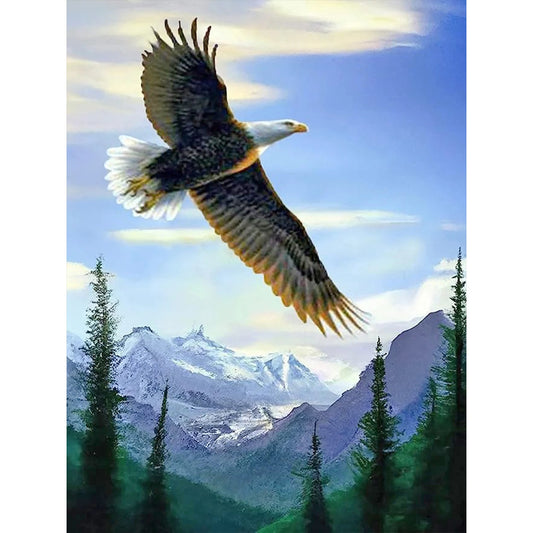 Flying Eagle - Full Round Drill Diamond Painting 30*40CM
