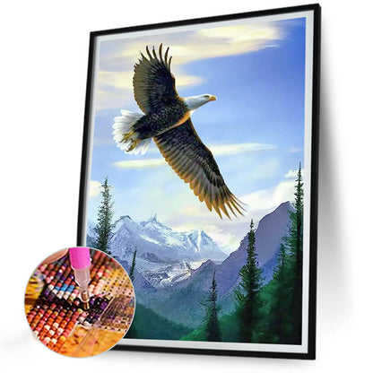 Flying Eagle - Full Round Drill Diamond Painting 30*40CM