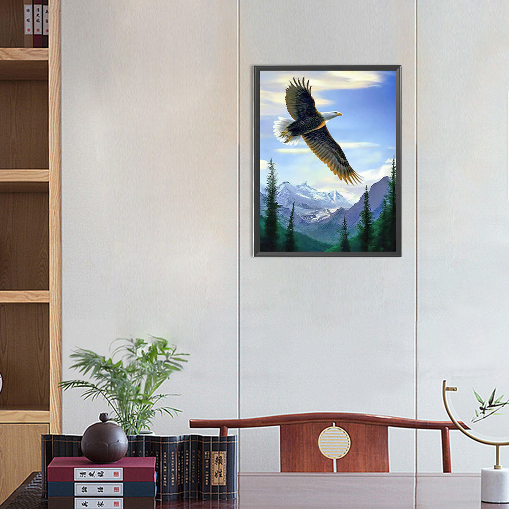 Flying Eagle - Full Round Drill Diamond Painting 30*40CM