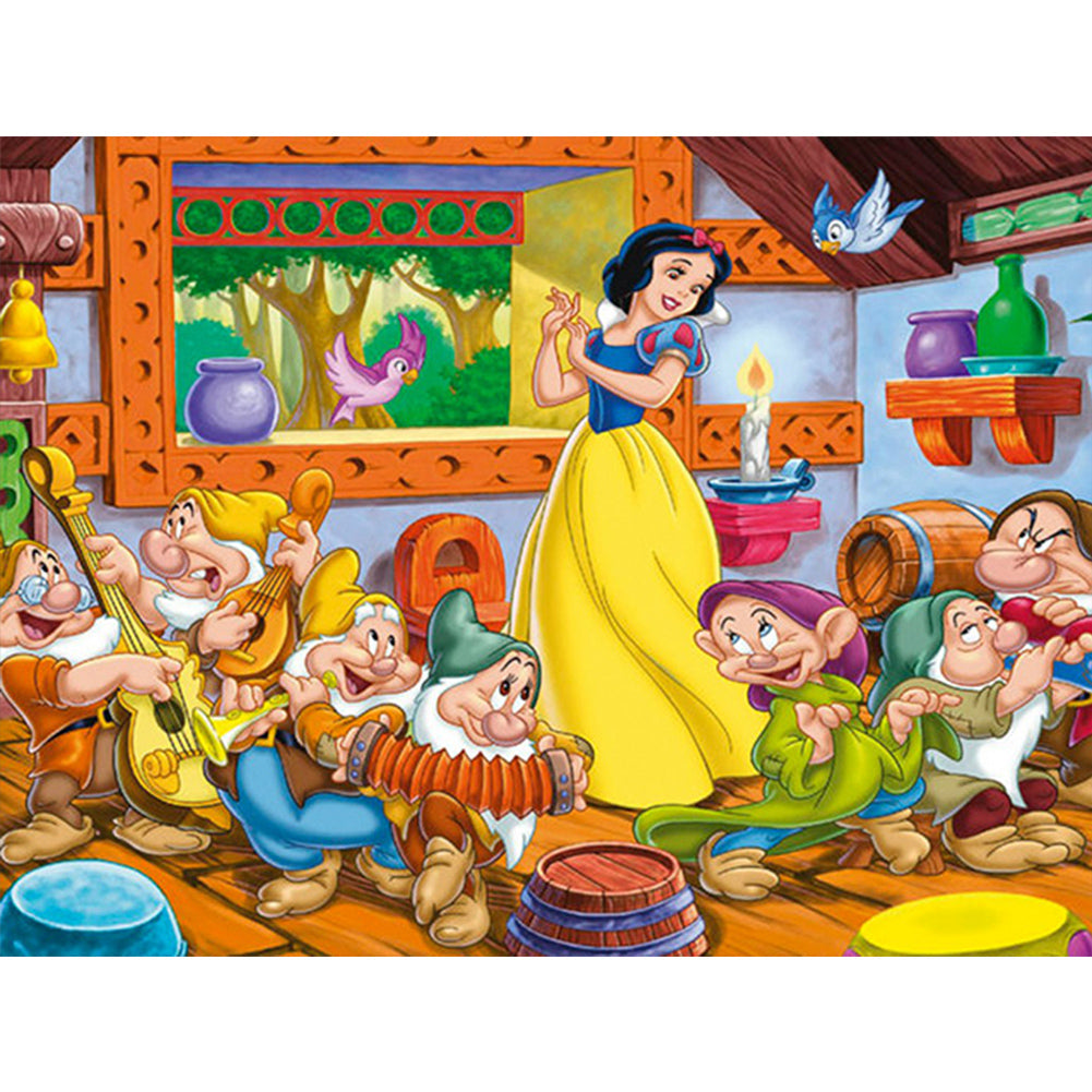 Dwarf - Full Round Drill Diamond Painting 40*30CM