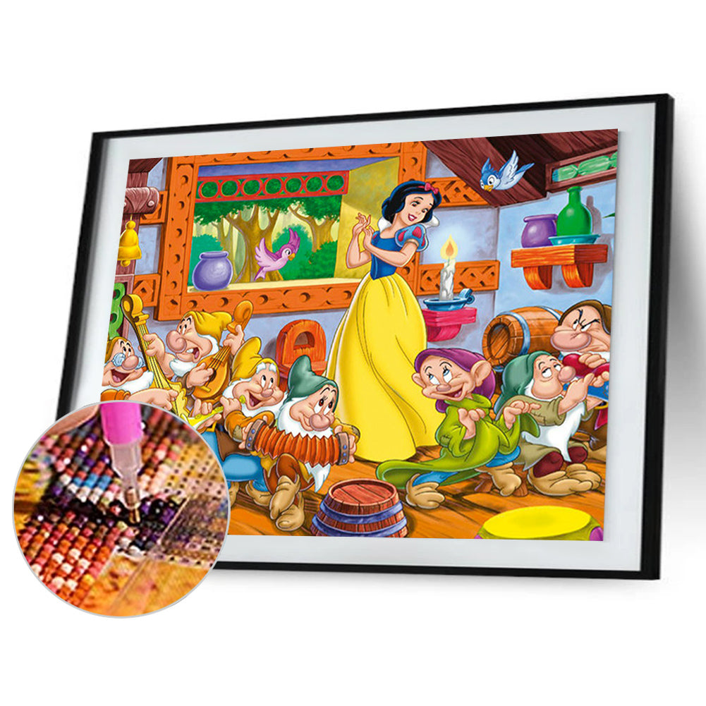 Dwarf - Full Round Drill Diamond Painting 40*30CM