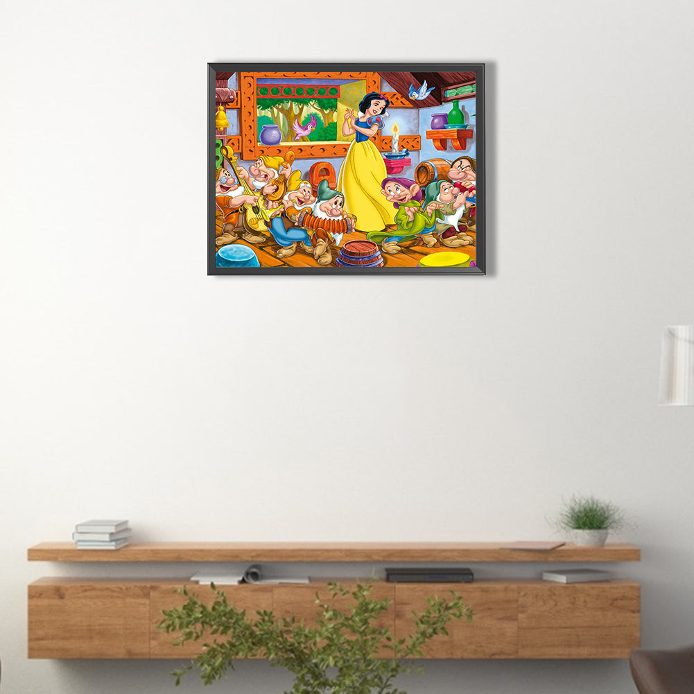 Dwarf - Full Round Drill Diamond Painting 40*30CM