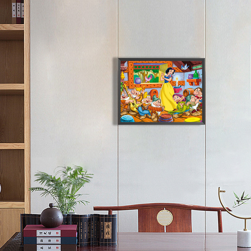 Dwarf - Full Round Drill Diamond Painting 40*30CM