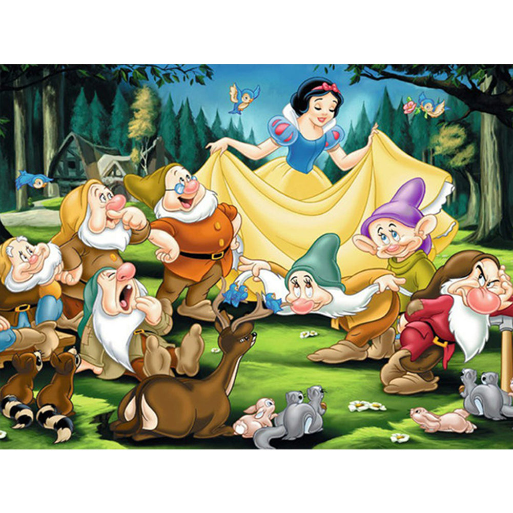 Dwarf - Full Round Drill Diamond Painting 40*30CM