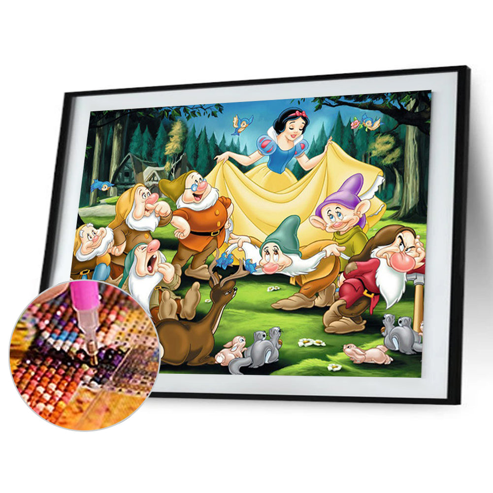 Dwarf - Full Round Drill Diamond Painting 40*30CM