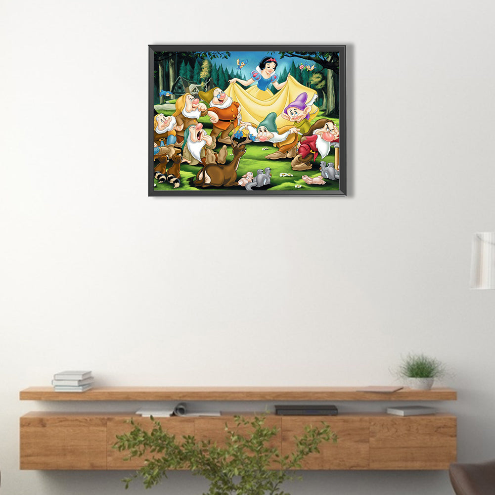 Dwarf - Full Round Drill Diamond Painting 40*30CM