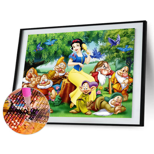 Dwarf - Full Round Drill Diamond Painting 40*30CM