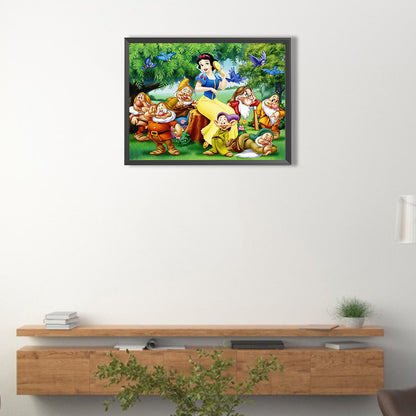 Dwarf - Full Round Drill Diamond Painting 40*30CM