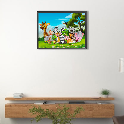 Fauna - Full Round Drill Diamond Painting 40*30CM