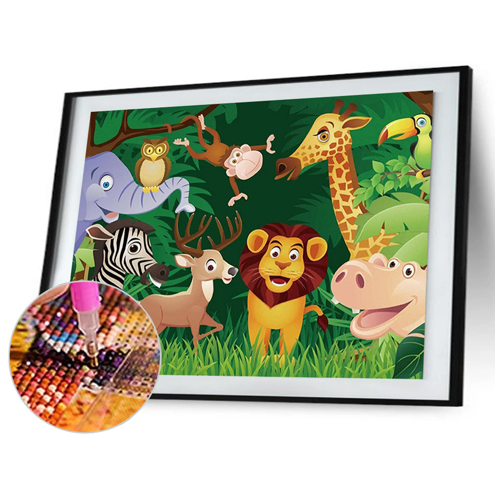 Fauna - Full Round Drill Diamond Painting 40*30CM