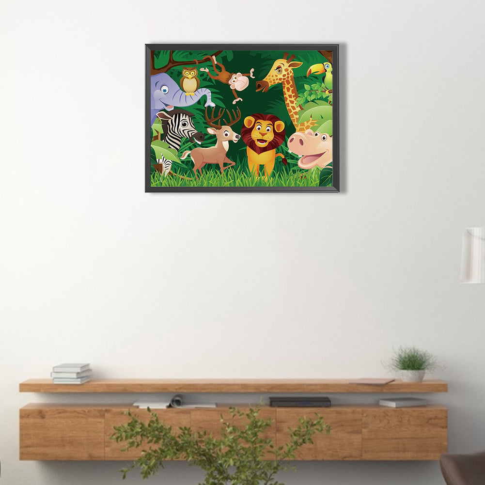 Fauna - Full Round Drill Diamond Painting 40*30CM
