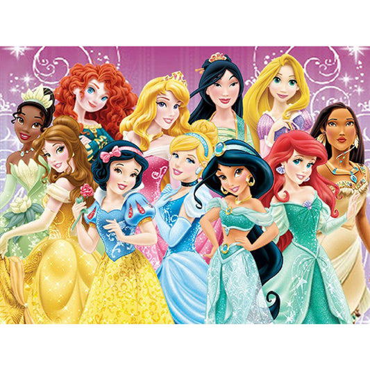 Princess Collection - Full Round Drill Diamond Painting 40*30CM
